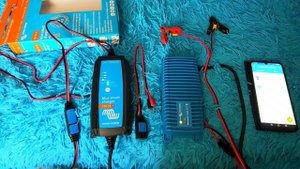 Заряд Аккумулятора 45 Ач на Зарядном Устройстве  Victron  12 / 7 A( iP65  )