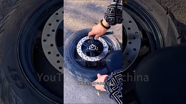 Классный звук от торможения на электроскутере Ninebot  Доставка из Китая
