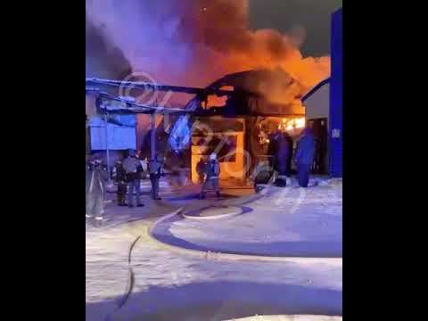 Возгорание склада с ГСМ смотреть онлайн