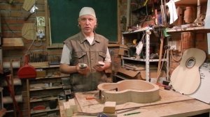 Верхний и нижний клоц (клёц), сборка обечаек гитары в цулаге.