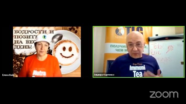 Утро. В гостях у Елены Вайс. Кофе с позитивом. О продукте, результатах и TLC.
