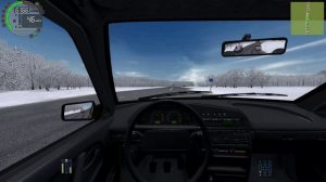 привёз брату четырку зимой City Car Driving