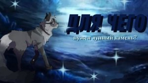 для чего нужен лунный камень в котах воителях