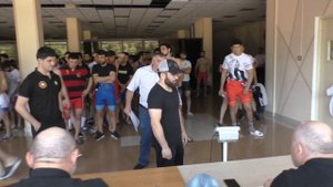 Взвешивание борцов 2022, до 61 кг. СКФО до 24 лет.