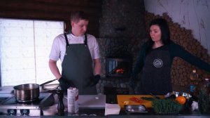 Уха по-фински и копченая утиная грудка с фруктовым чатни на базе отдыха "Мир маяков"