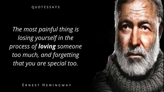 Ernest Hemingway's Quotes which are better to be known when young to not Regret in Old Age Quotes смотреть онлайн