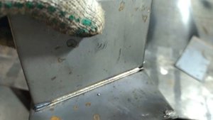 Работа аппаратом лазерной сварки 1500W