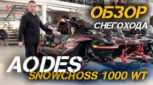 Полный ОБЗОР снегохода AODES SNOWCROSS 1000 WT от сети мотосалонов X-MOTORS!