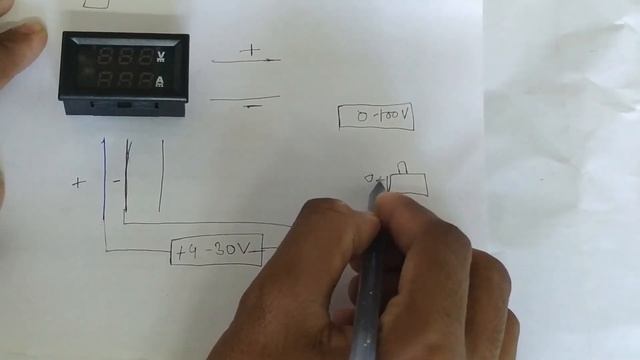 How to use a dc 10A-220v voltmeter and ammeter unboxing and testing in hindi