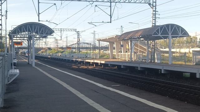 Яркий солнце на Московской направлении Октябрьская Железная дорога 2024 смотреть онлайн