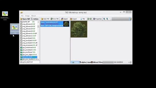 Прозрачность текстуры куста и пробные модификации смотреть онлайн