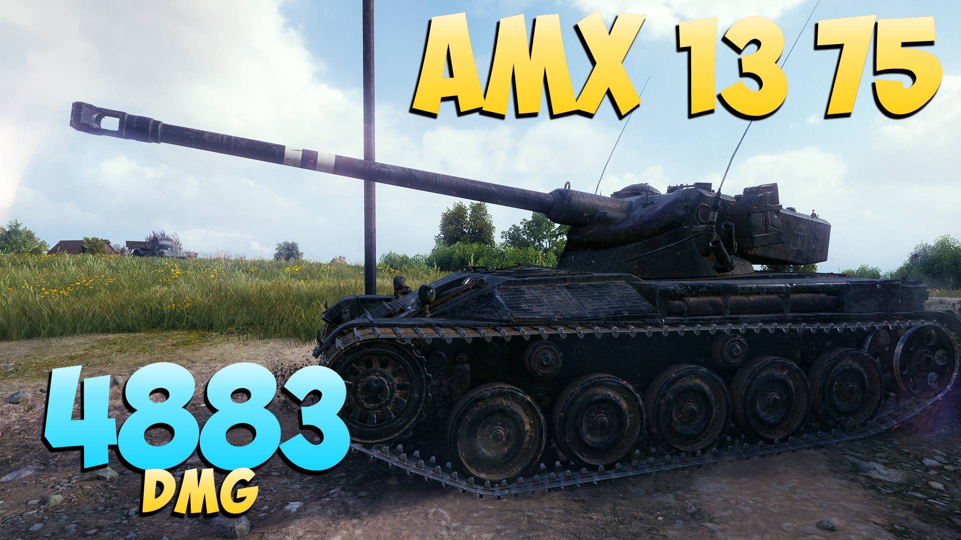 AMX 13 75 - 10 Фрагов 4.8K Урона - Отправляется на пляж! - Мир Танков