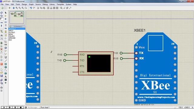 Simulasi komunikasi antara 2 modul XBEE dengan proteus | Jaringan Nirkabel смотреть онлайн