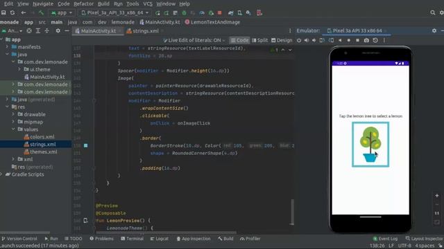 Creating Lemonade Application using Android Studio #LemonadeApp - 07-01-2023