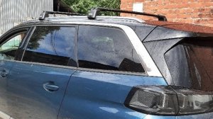 Peugeot 5008 установка багажника и бокса на крышу