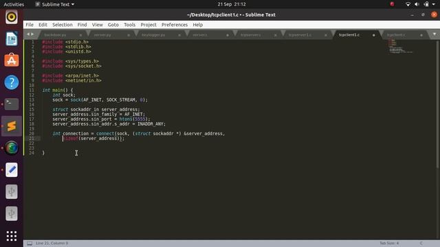 How To Make A TCP Client In C! смотреть онлайн