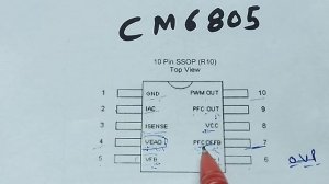 cm6805ag|cm6805 circuit diagram|cm6805 ic working and testing