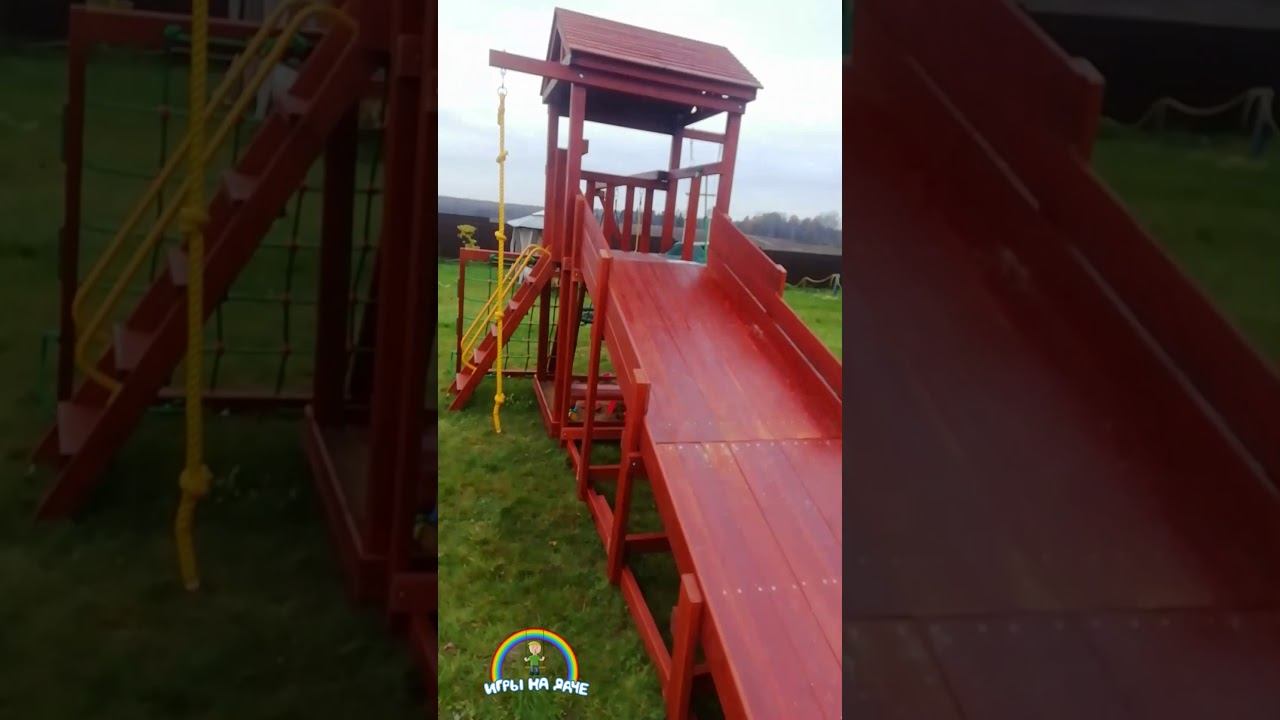 Зимняя горка|горка для катания|панда фани gride смотреть онлайн