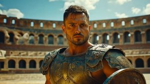 Greek soldiers in the arena of Rome