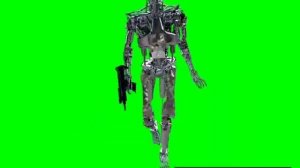 Terminator Green Screen effect | Терминатор на зелёном фоне - футажи для монтажа