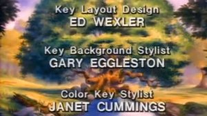 Титры - Приключения мишек Гамми - на английском . 1986