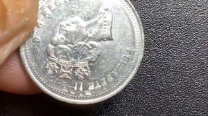 1993 Canada 25 cents error rare coin