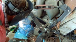 ремонт плуга , отвал