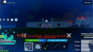 Combo Gravity Cane + Godhuman | Bounty Hunting | Mobile Hunt | Blox Fruits