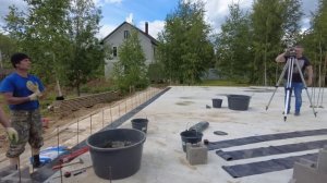 ПЕРВЫЙ ДОМ ИЗ СМАРТ-БЛОКА / ПРОИЗВОДСТВО / СТРОЙХЛАМ