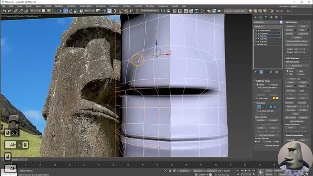 Моделируем каменную статую Уроки по 3Ds Max для начинающих [TubeRipper.com]