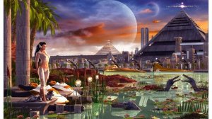 Retrofuturistic Egypt Neon Pyramids Ancient Gods and Ethnic Egyptian Modern Music