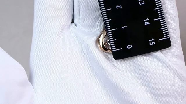 Серебряная подвеска AQUAMARINE с танцующим фианитом А24339А-п смотреть онлайн