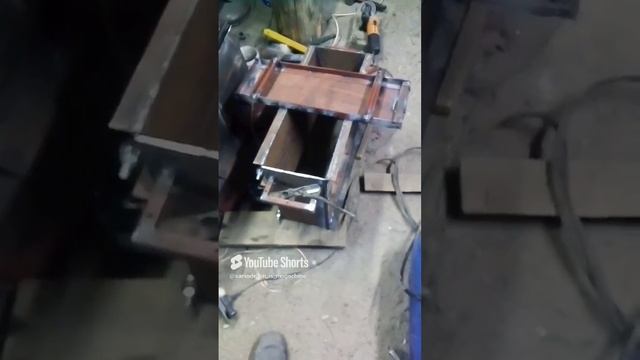 форма для отливки шлакоблоков,пескоблоков #ремонт #своимируками