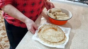 "Жизнь на пенсии".. Хроника дня : блинный день🥞 👍!!