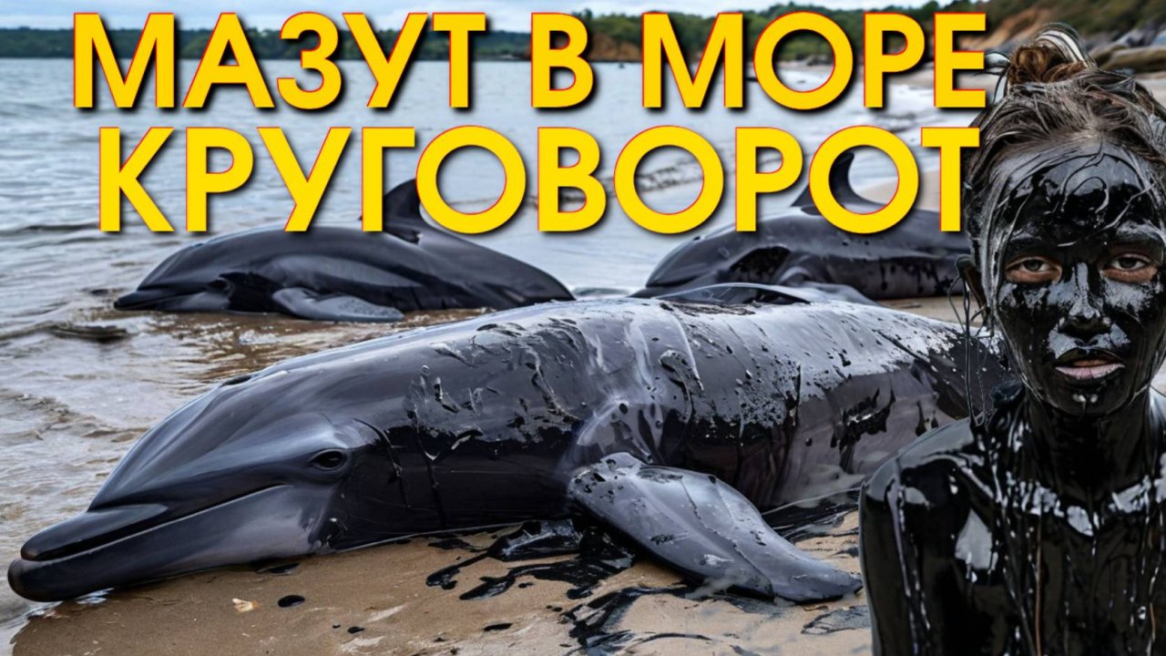 Черное море в мазуте/ Техногенная катастрофа/Путин черное море/Нефть черное море/Прыгнул в мазут