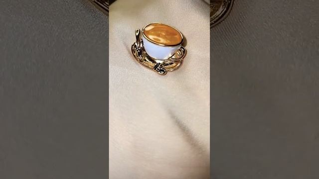 Брошь Чашка Кофе