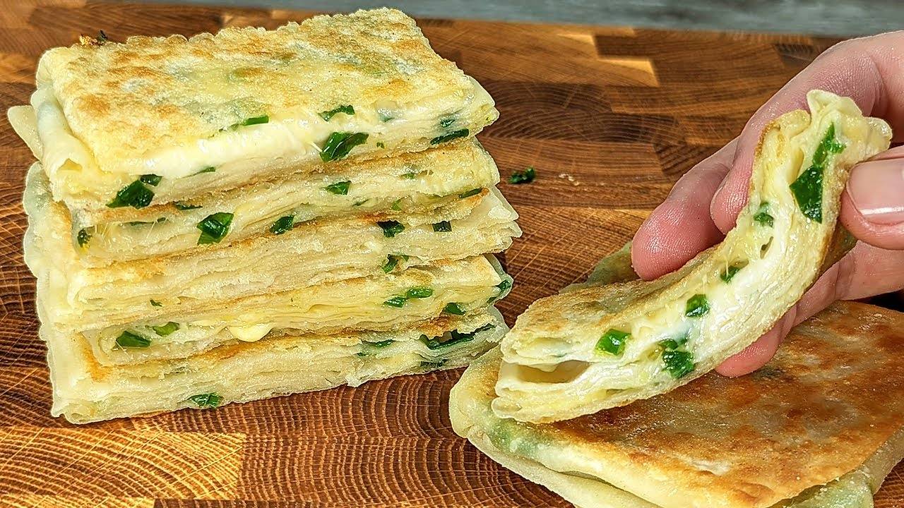 Лепешки с сыром - Лепешки на сковороде - Рецепт лепешек