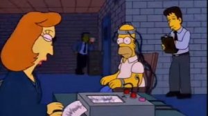 Гомер Симпсон и детектор лжи