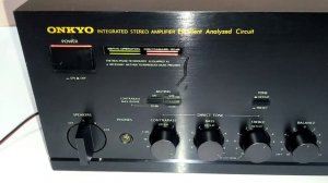 ONKYO INTEGRA A-817XX Integrated Stereo Amplifier. Dynamic power 142+142 watt at 8 ohms
