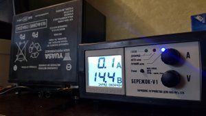 ЗАРЯД и восстановление замёрзшего AGM YUASA 18,9 A/ч