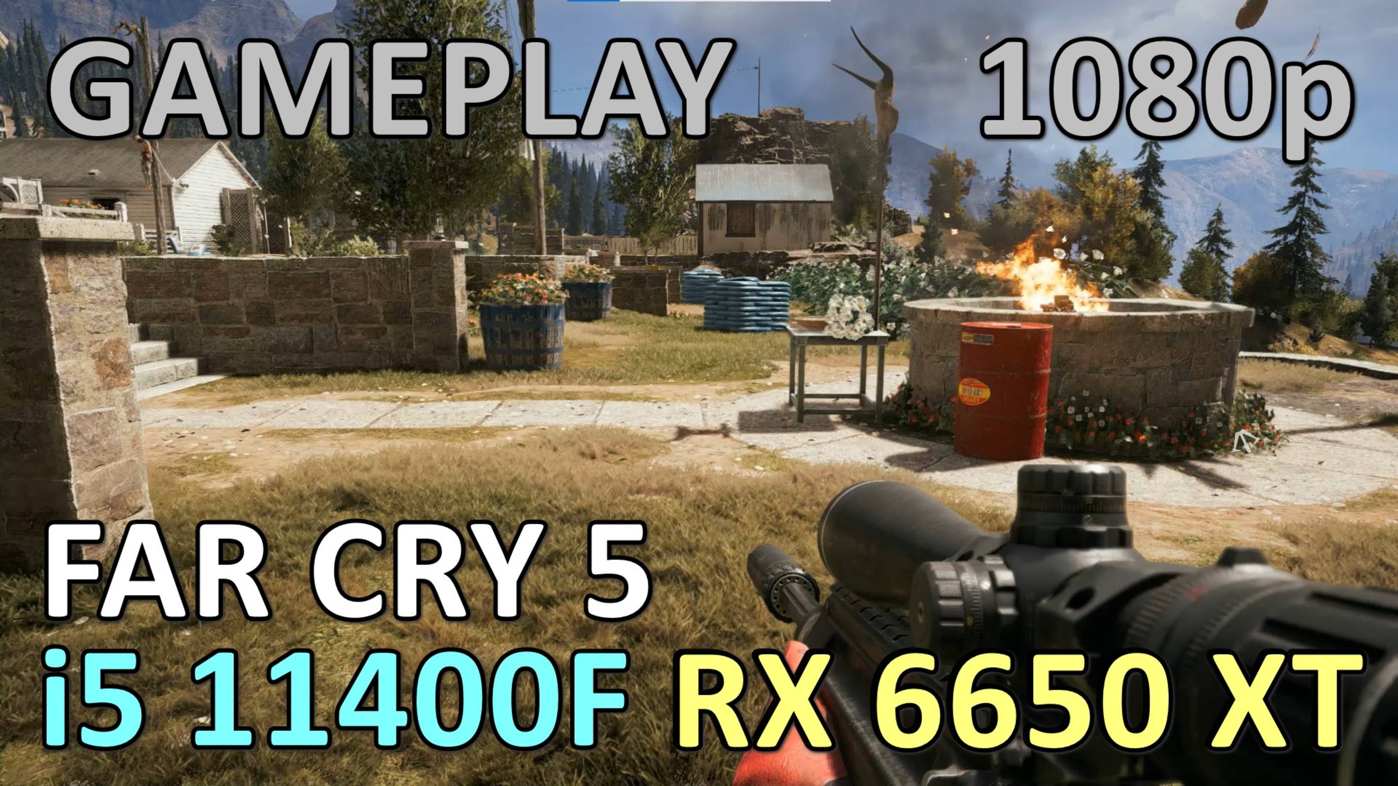 i5 11400F + RX 6650 XT / FAR CRY 5 / GAME PLAY