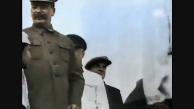 Сталин в цвете - Stalin in Colour (редкое видео)