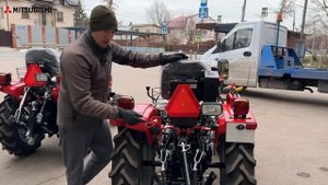 Японский мини-трактор Mitsubishi 4 цилиндра, 27 л.с