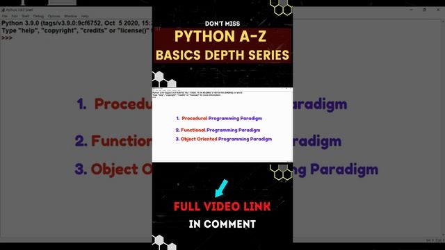 Procedural Oriented Paradigm in python #telugu | #pythontelugu #codingintelugu #viral #trending