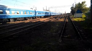 ТЭП70БС 107 с поездом Минск - Витебск