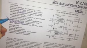AD8302  connected to Arduino to measure Signal Strength