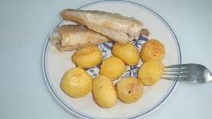 Картофель с рыбой