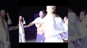 Алла Вербер на юбилее Крутого