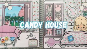 Тока Бока Candy house (книга на липучках)