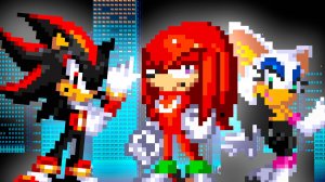 Шедоу Наклз и Руж в Raging Street Zone - Моды на Sonic 3 A.I.R